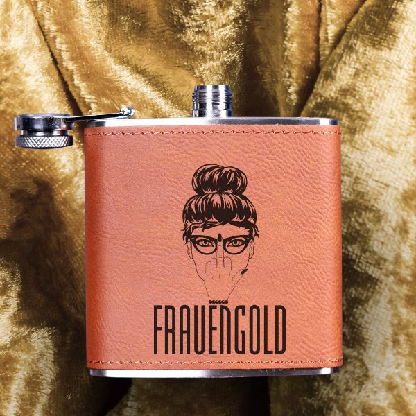 Flachmann "Frauengold"
