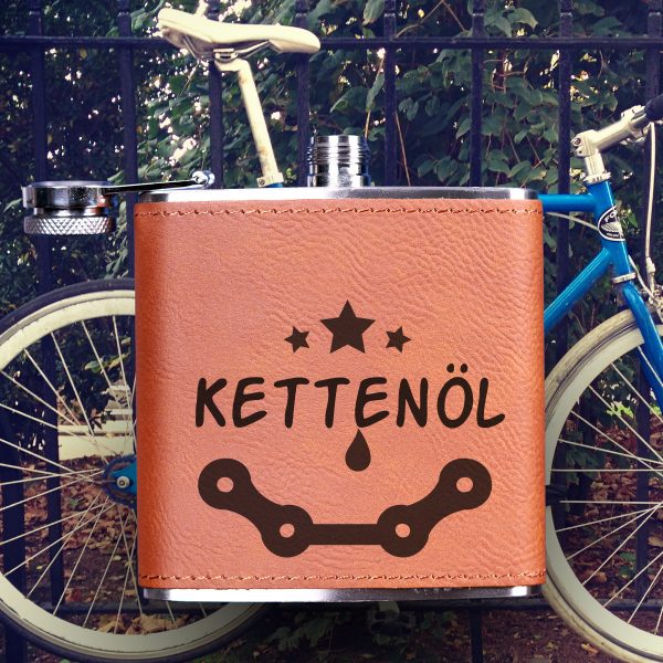 Flachmann "Kettenöl"